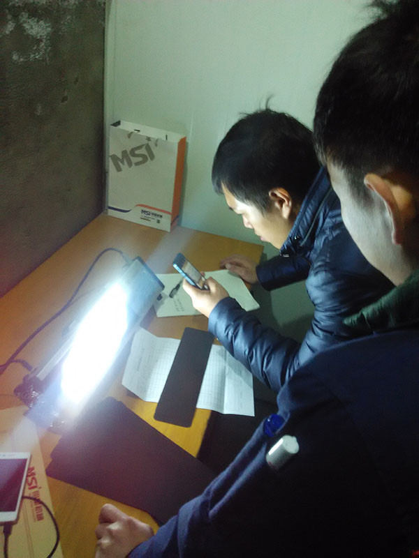 客戶檢查我公司X射線探傷資料。